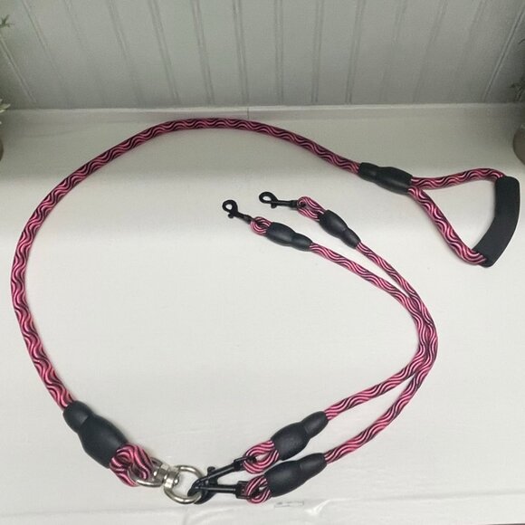 Dual Dog Leash Padded Handle Never Used No Tangle New Without Tags - Picture 1 of 9